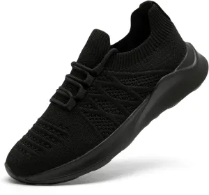 Womens Lightweight Road Running Shoes Slip On Walking Sneakers Suitable for Outdoor Sports Gym and Daily Wear All Day with Breathable Upper and Elastic Sole