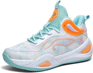 Womens Mens Basketball Shoes High Top Fashion Volleyball Sneakers Breathable Lace Up Non Slip Sport Outdoor Shoe for Unisex
