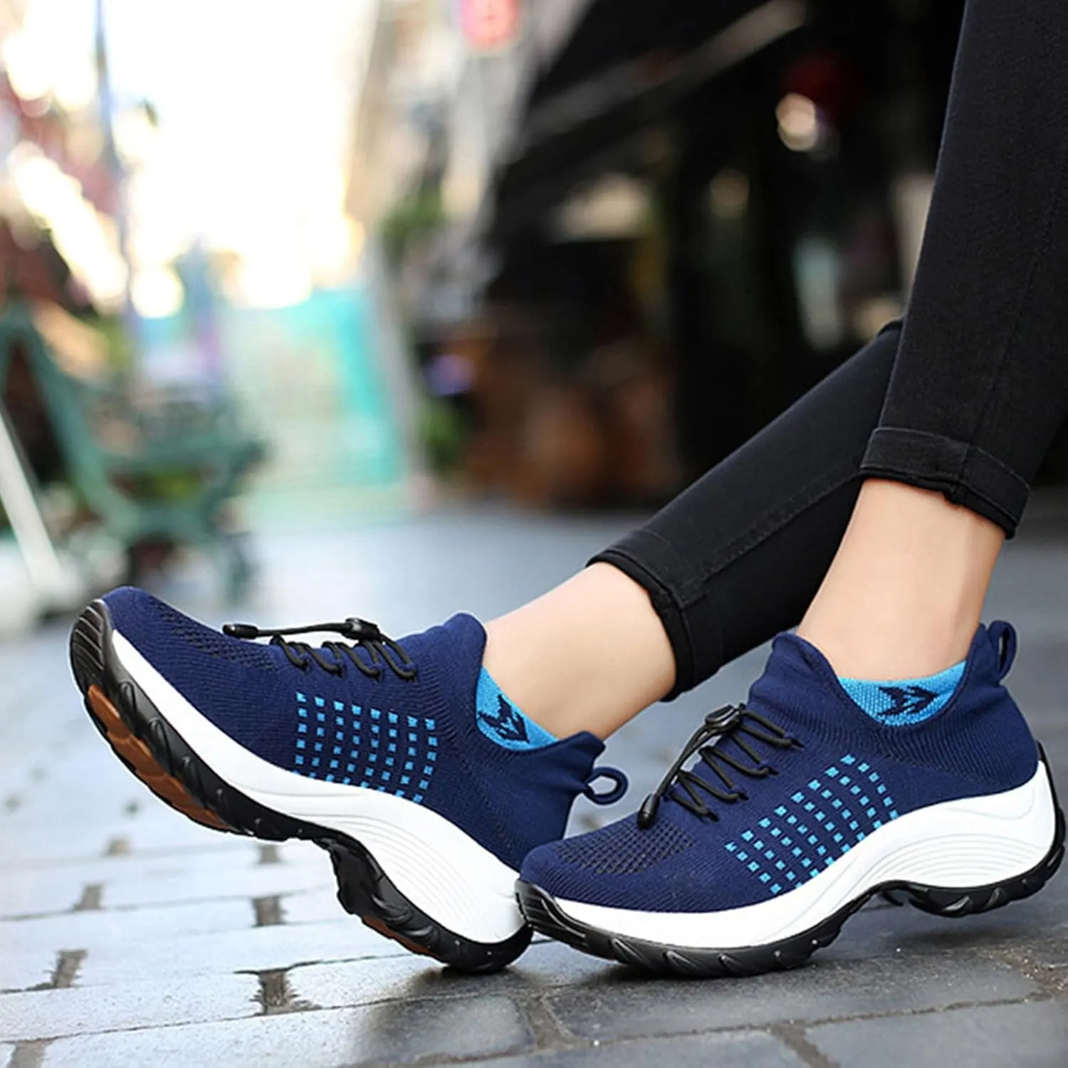 Women's Orthopedic Shoes Slip On Breathable Sneakers Walking Athletic Casual Shoe, Comfortable Trainers for Womens