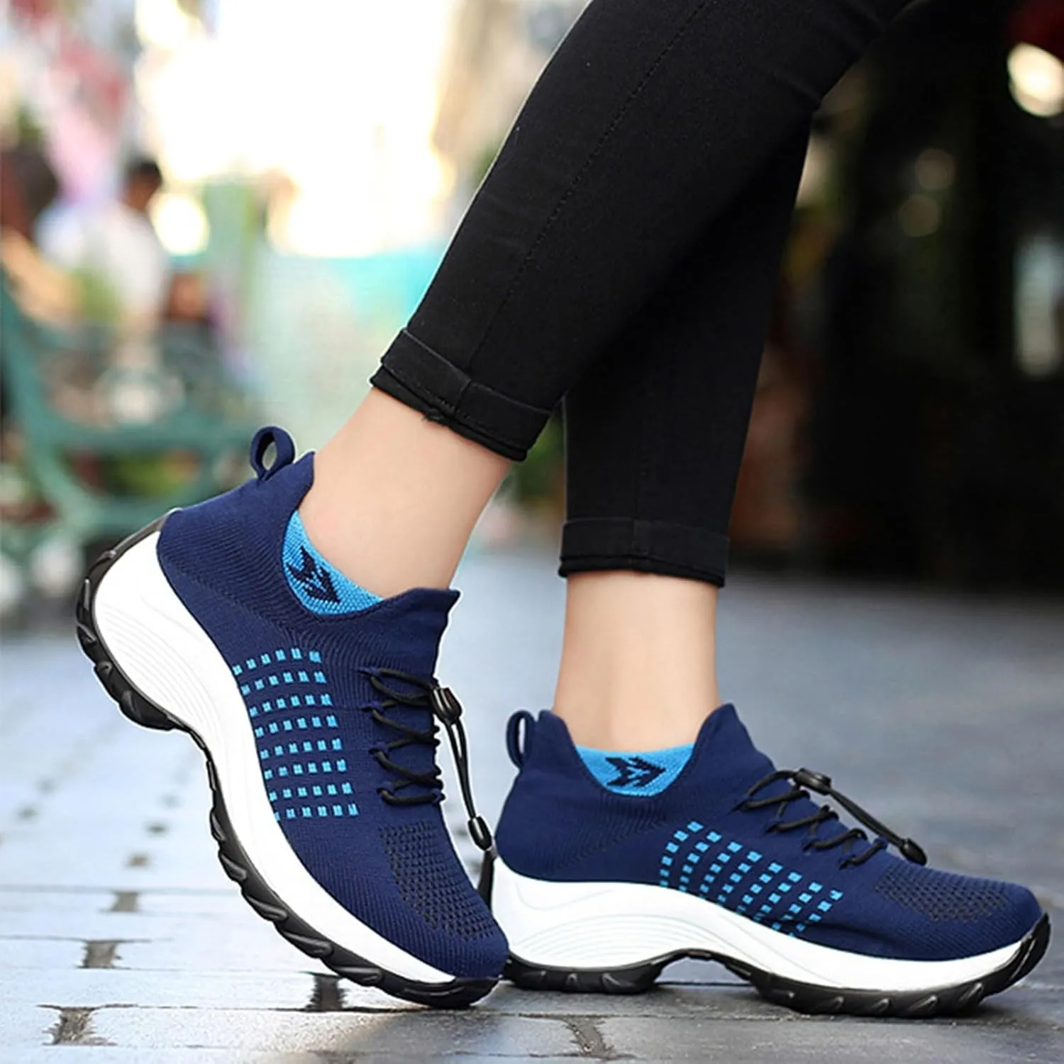 Women's Orthopedic Shoes Slip On Breathable Sneakers Walking Athletic Casual Shoe, Comfortable Trainers for Womens