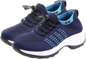 Women's Orthopedic Shoes Slip On Breathable Sneakers Walking Athletic Casual Shoe, Comfortable Trainers for Womens