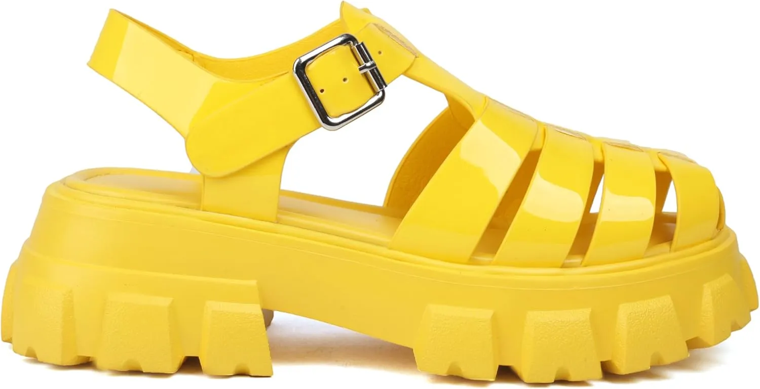 Women's Platform Sandals Wide Chunky Sandals Lug Sole Fisherman Summer Sandals