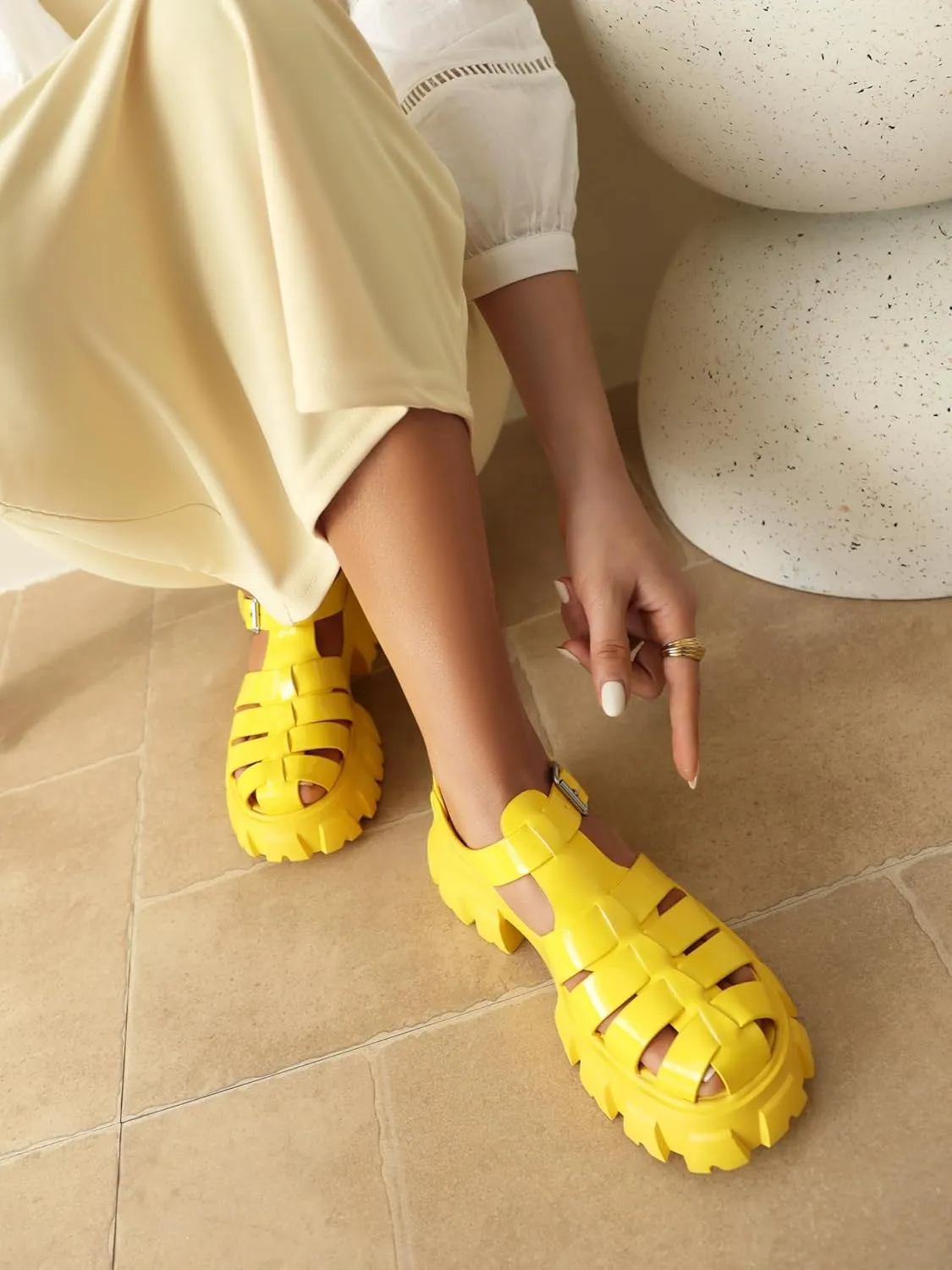Women's Platform Sandals Wide Chunky Sandals Lug Sole Fisherman Summer Sandals