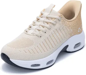 Womens Running Shoes Air Tennis Sneakers Slip On Athletic Shoes for Walking Gym Fitness