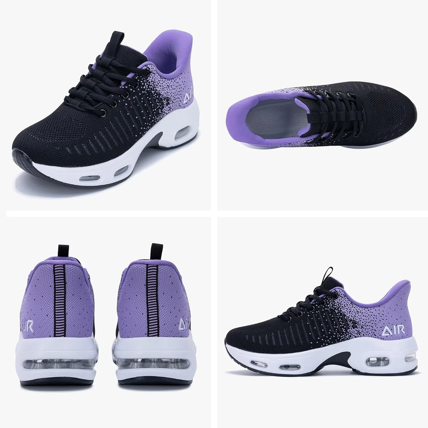 Womens Running Shoes Air Tennis Sneakers Slip On Athletic Shoes for Walking Gym Fitness