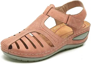 Womens Sandals Wedge Shoes Comfort Ankle Strap Closed Toe Summer Platform Sandals Casual Bohemia Gladiator