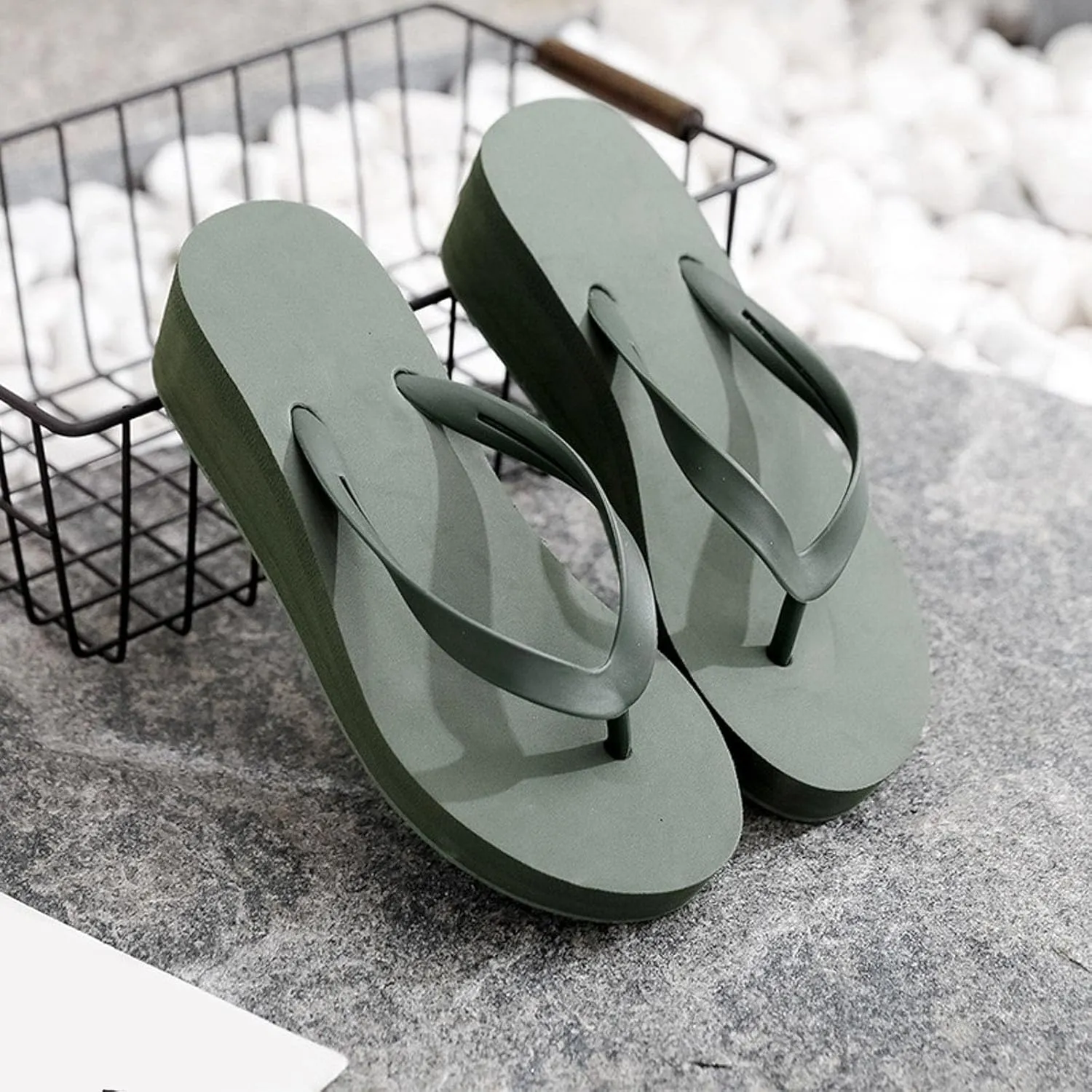Womens Slip On Flip Flops Bow Beach Summer Gladiator Flat Cute Dressy Summer Sandals