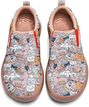 Women's Slip On Sneakers Casual Loafers Art Painted Comfort Soft Walking Shoes