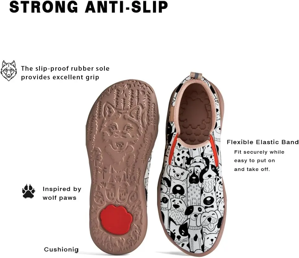 Women's Slip On Sneakers Casual Loafers Art Painted Comfort Soft Walking Shoes