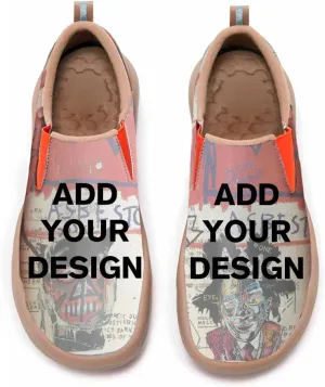 Women's Slip On Sneakers Casual Loafers Art Painted Comfort Soft Walking Shoes