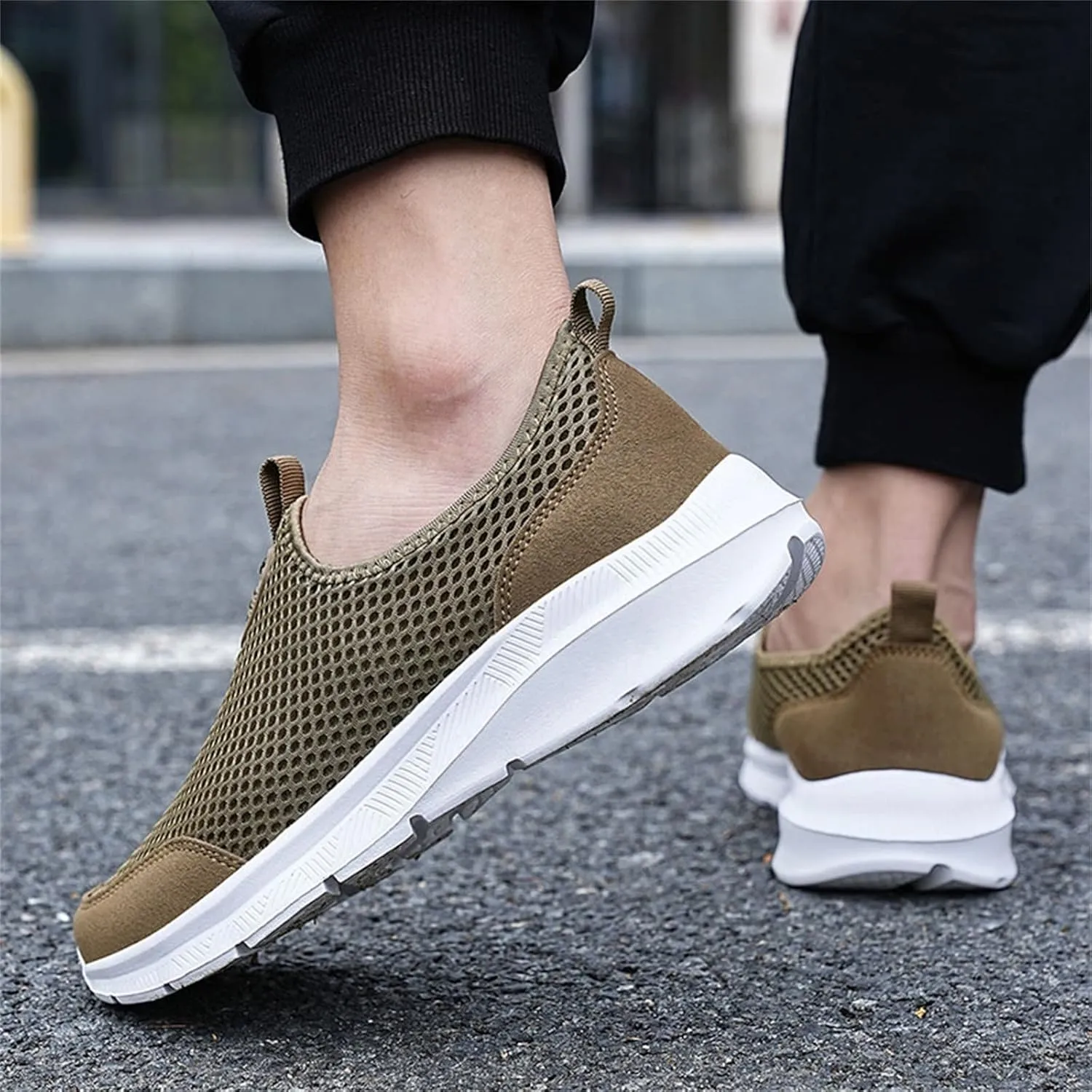 Womens Slip On Sneakers Women Walking Tennis Shoes Non Slip Work Shoes Women Winter Black Casual Shoes Men Shoes Sneakers Platform Tennis Shoe Casual Loafers