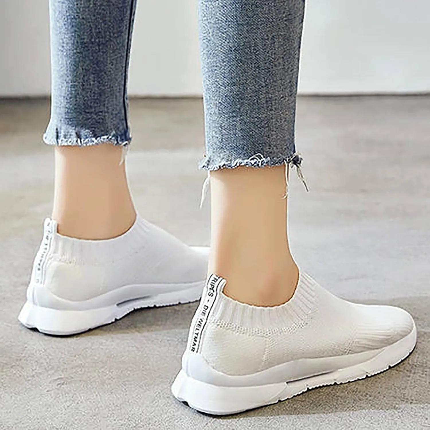 Womens Slip On Walking Shoes Non Slip Running Shoes Running Shoes for Women Mesh Breathable Men's Casual Shoes Dress Sneakers Platform Tennis Shoe Trainers Shoe