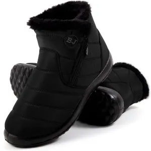 Women's Snow Boots Warm Ankle Booties Waterproof Comfortable Slip on Outdoor Fur Lined Winter Shoes