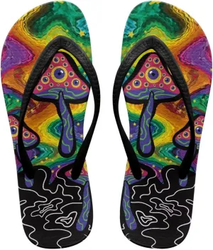 Womens Thong Flip Flop Flat Sandals Non-Slip Wide Width Beach Flip Flops Casual Bathroom Shoes