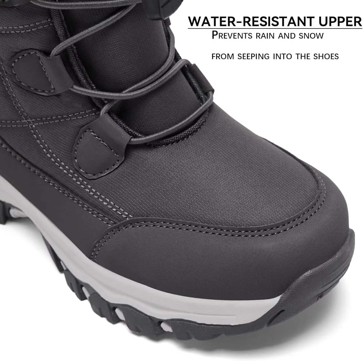 Women's Warm Winter Boots Waterproof Comfortable Snow boots for Cold Weather Mid Calf Insulated shoes
