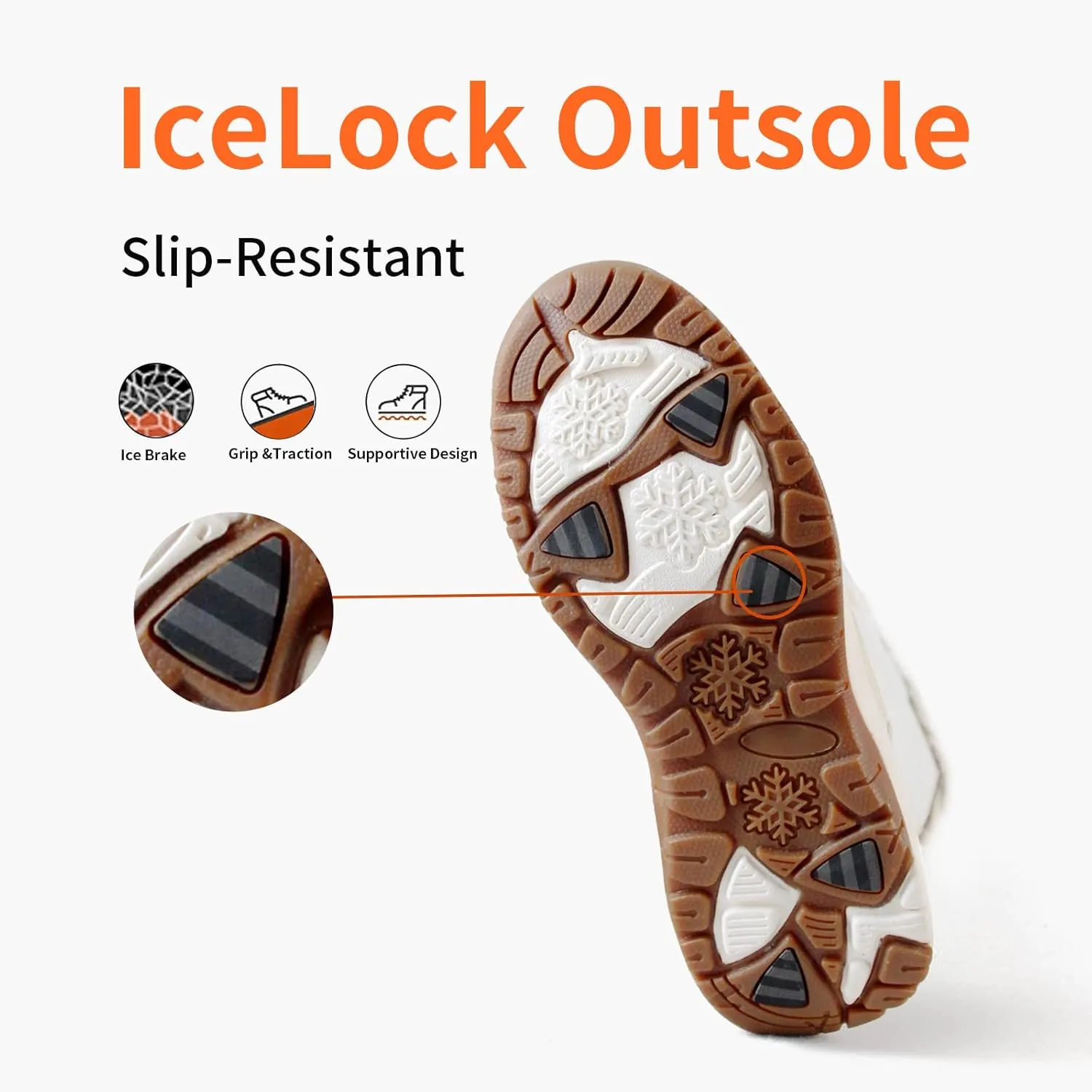 Women's Waterproof Long Snow Boots Winter Thinsulate Insulation Warm Fur Lined Anti-Slip Cold Weather Outdoor Footwear