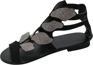 Women's Wedge Sandals Low Heel Bohemian Bohemian Flatsshoes Outdoor Memory Foam Insole Hot Summer Flip Flops Sandals
