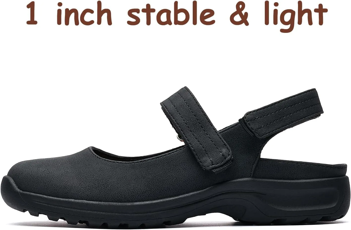 Women's Wide Loafers Shoes Casual Slide Sandals Comfort Closed Toe Flat Sandals Ladies Mules & Clogs