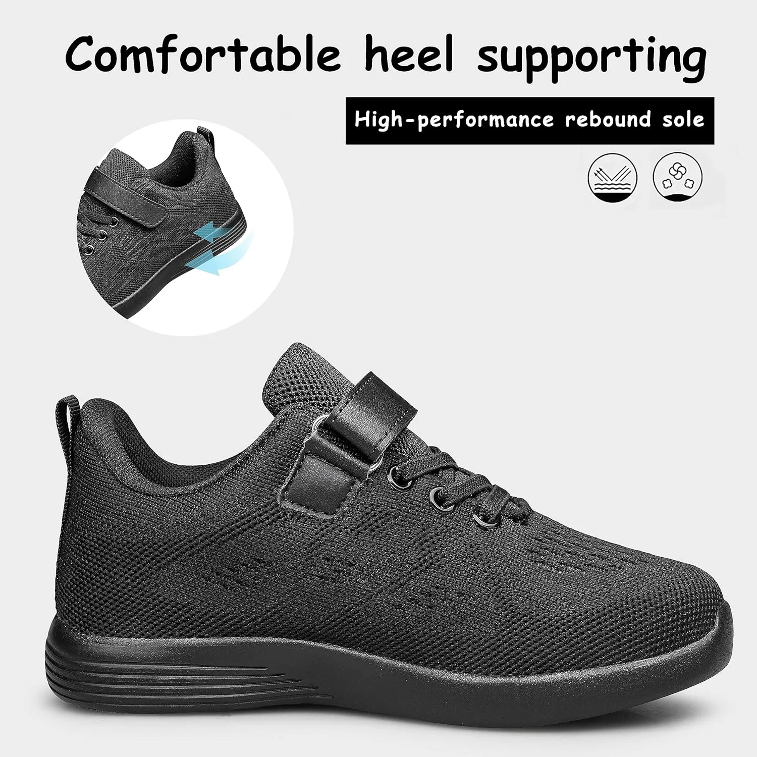 YHOON Boys Girls Shoes Kids Sneakers Breathable Athletic Running Tennis Shoes for Toddler/Little Kid/Big Kid