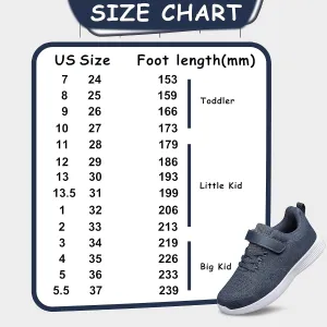 YHOON Boys Girls Shoes Kids Sneakers Breathable Athletic Running Tennis Shoes for Toddler/Little Kid/Big Kid