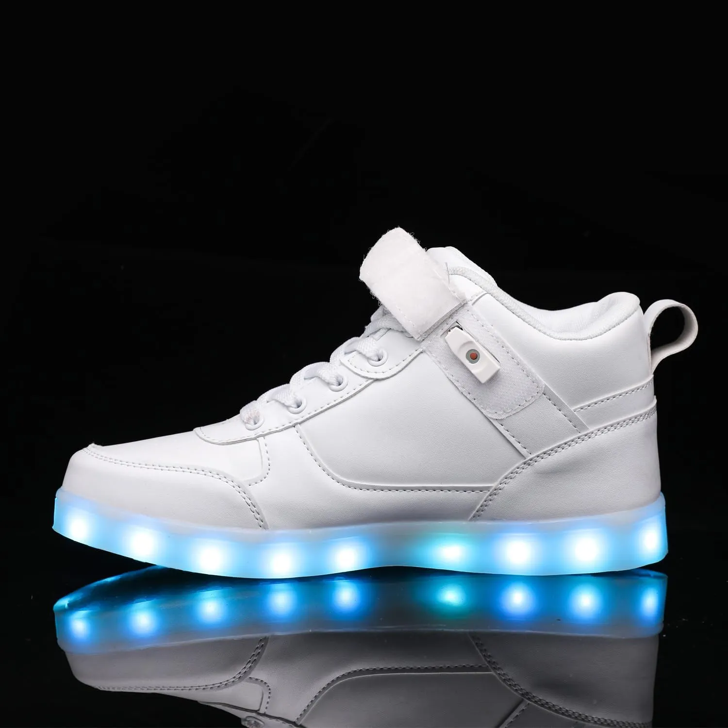 YuanRoad Unisex LED Light Up Shoes with USB Charging Glowing Luminous LED Sneakers